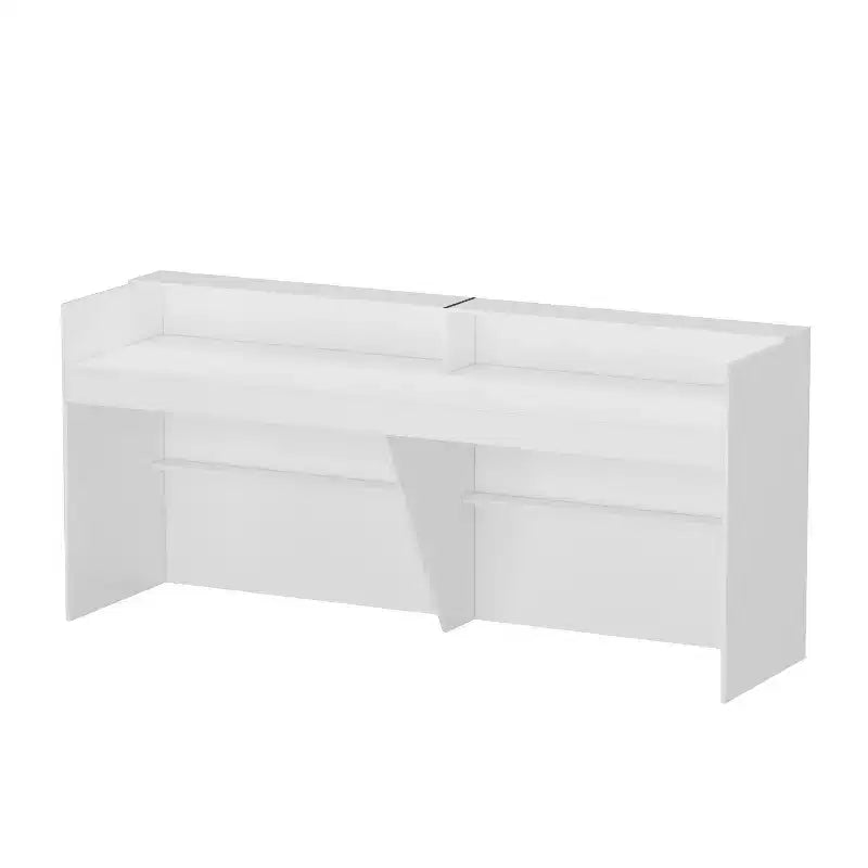 Comptoir de réception moderne blanc, Bureau d'accueil