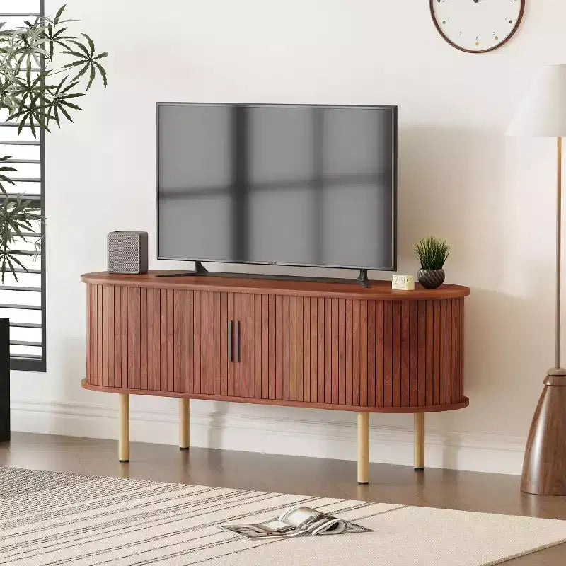 Meuble TV 65", Meuble de Rangement Moderne pour Salon, Couloir, Chambre à Coucher