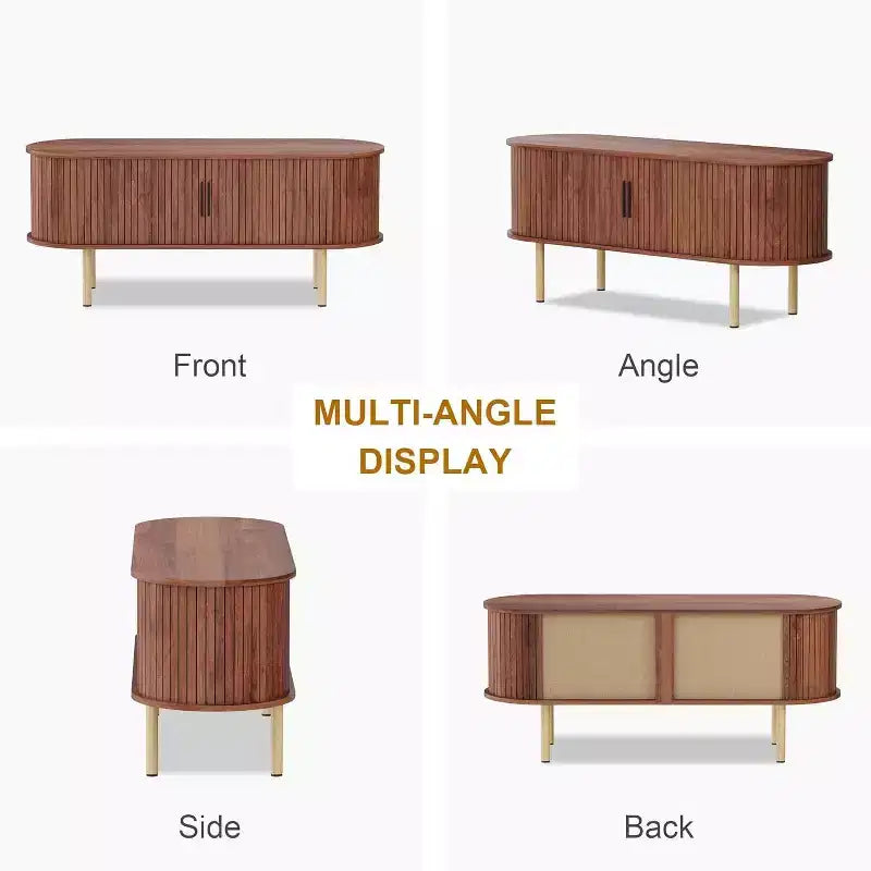 Meuble TV 65", Meuble de Rangement Moderne pour Salon, Couloir, Chambre à Coucher