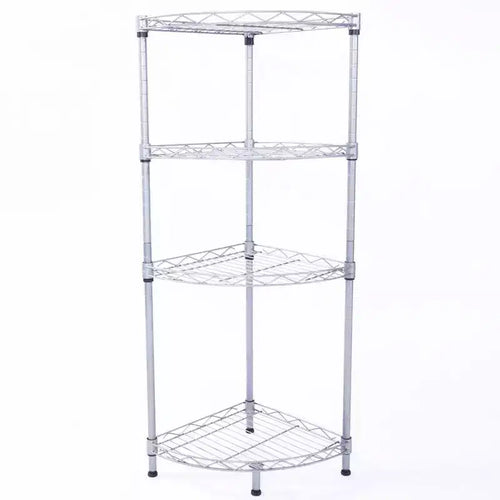 Étagère métallique à 4 niveaux, 30 cm de large, rayonnage de rangement compact