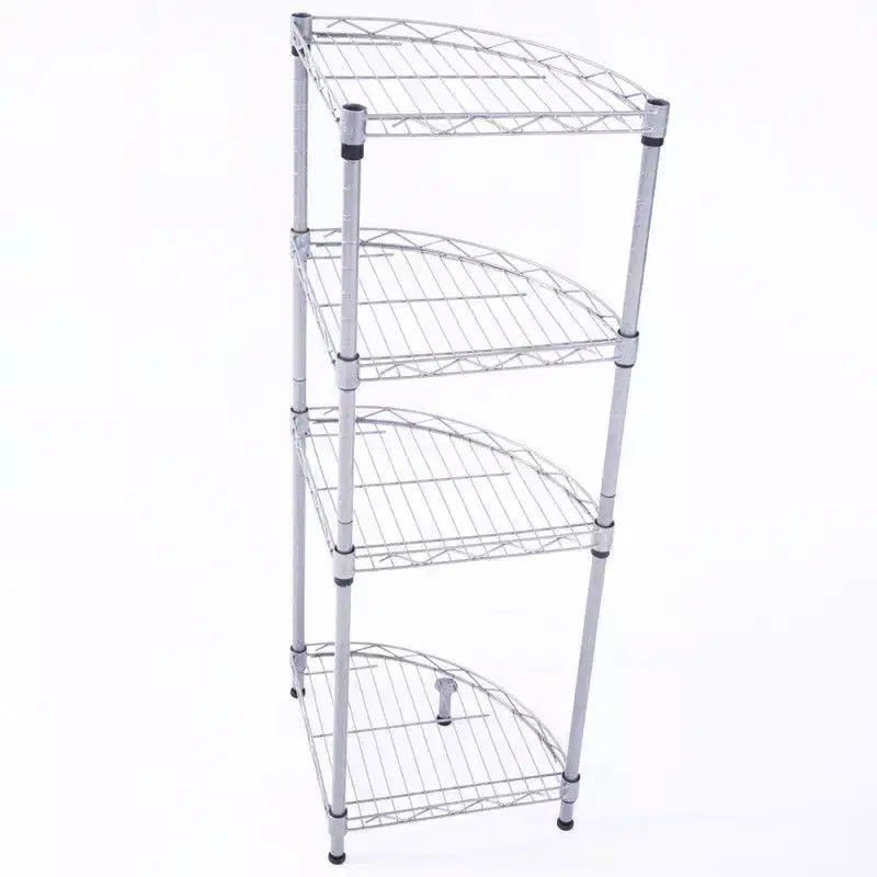 Étagère métallique à 4 niveaux, 30 cm de large, rayonnage de rangement compact