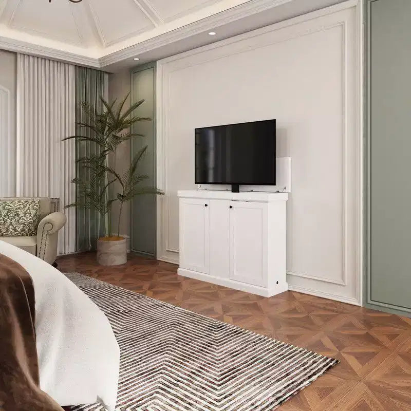 Station de jeu Smart Lift, hauteur réglable, double gestion des câbles, pour écrans 50"
