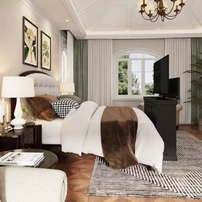 Station de jeu Smart Lift, hauteur réglable, double gestion des câbles, pour écrans 50"