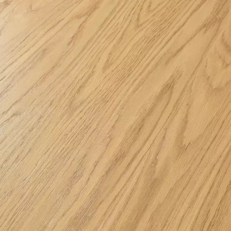 Table de salle à manger ronde 150 cm en bois massif pour 6-8 personnes, piètement cylindrique concave, naturelle