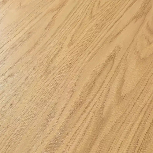 Table de salle à manger ronde 150 cm en bois massif pour 6-8 personnes, piètement cylindrique concave, naturelle