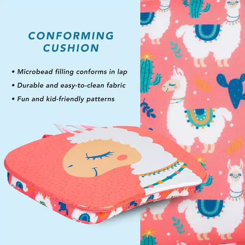 Tablette de genou pour enfants avec coussin à microbilles Motif animalier