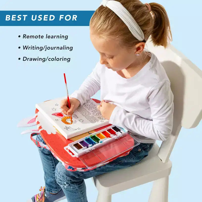 Tablette de genou pour enfants avec coussin à microbilles Motif animalier
