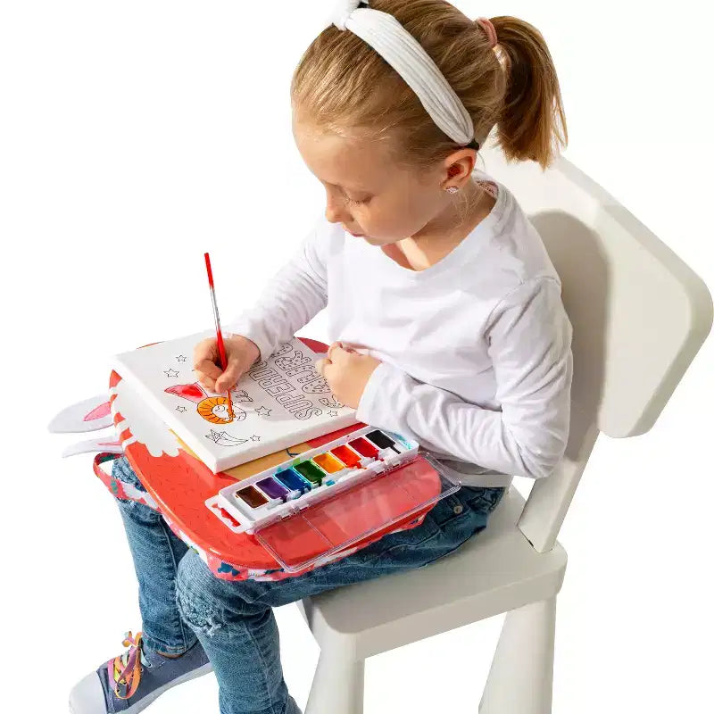 Tablette de genou pour enfants avec coussin à microbilles Motif animalier