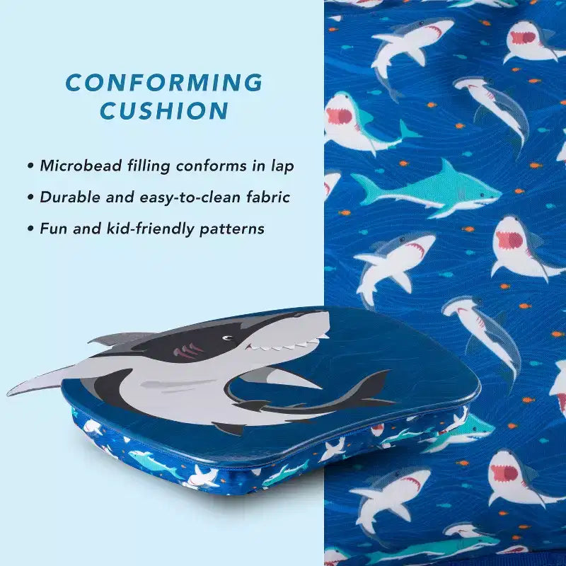 Tablette de genou pour enfants avec coussin à microbilles Motif animalier