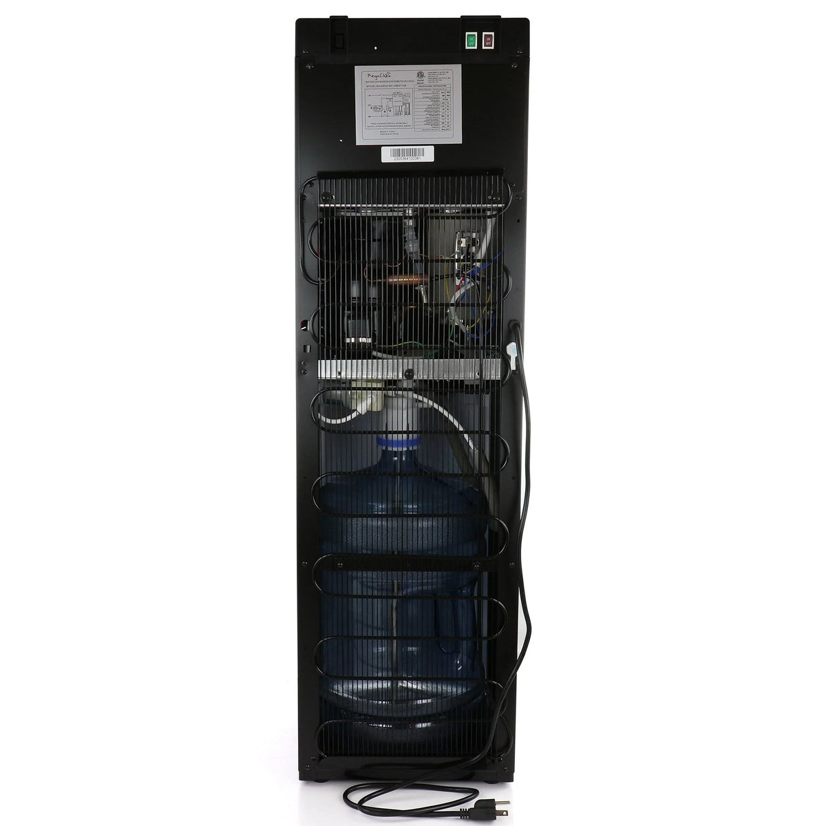 Distributeur d'eau chaude et froide à chargement par le bas MegaChef - 12x13.6x41