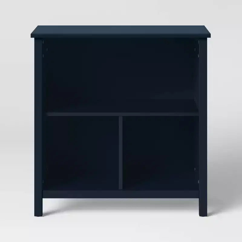 Étagère à livres pour enfants, rectangulaire de style Montessori avec 1 étagère et 2 compartiments