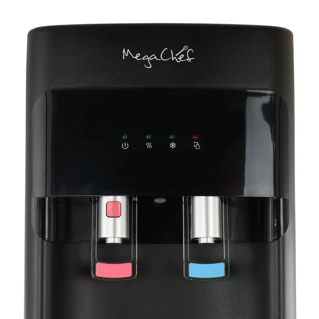 Distributeur d'eau chaude et froide à chargement par le bas MegaChef - 12x13.6x41