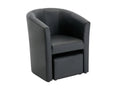 Fauteuil en rotin - Noir (decovivante)